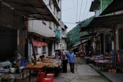 盖石老街赶集市场