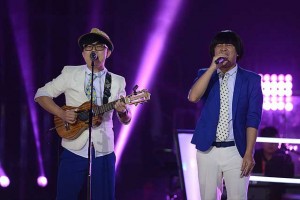 中国好声音哈林组蘑菇兄弟活泼搞笑