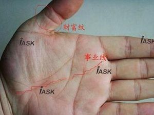 财运线是金钱运好坏的重要标志