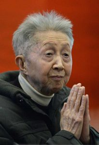 2017年，流沙河先生在演讲