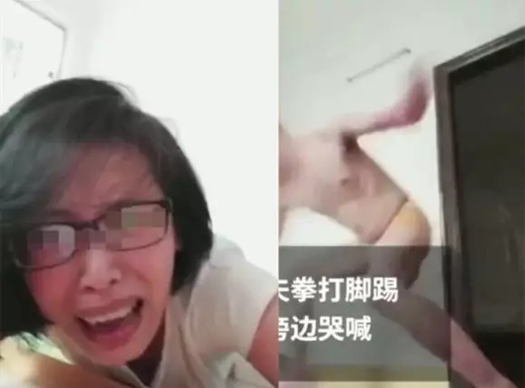 广东一名女子暗藏摄像头录下丈夫飞踹自己的视频
