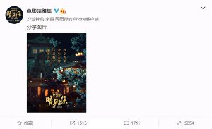 《晴雅集》官微在配图中写道：“晴雅之约，感恩相守，此生无悔，侍奉为荣”
