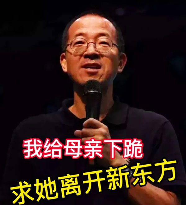 俞敏洪给母亲下跪，阐释家族式营业的公司规则