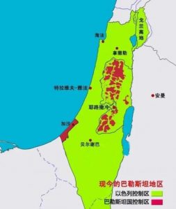 巴勒斯坦国地图