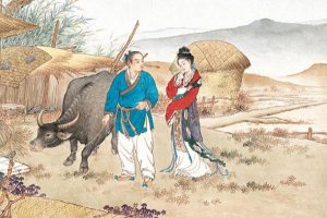最后，正式作出新规定并固定下来，一年只许织女与牛郎相会一次。