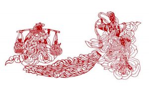 在七月七日这一天快乐出发，找织女聚会去。