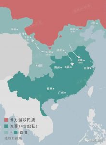 张轨经营的河西前凉政权境内，农耕、畜牧与商贸发达，是躲避战乱的理想之地。