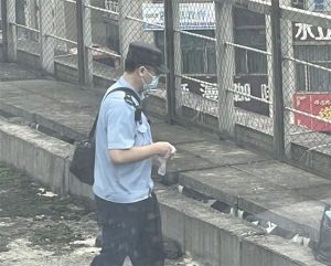 D763列车发生撞人事故